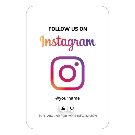 Instagram business card