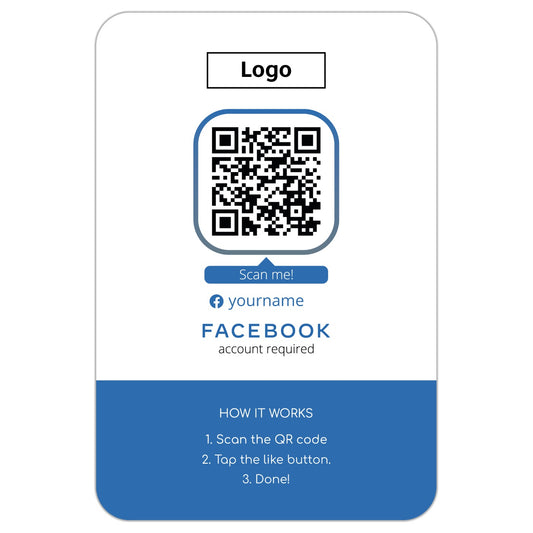 Facebook business card